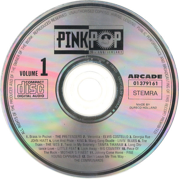 Various : Pinkpop 20th Anniversary Vol. 1 (CD, Comp)