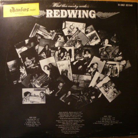 Redwing (2) : What This Country Needs (LP, Album)