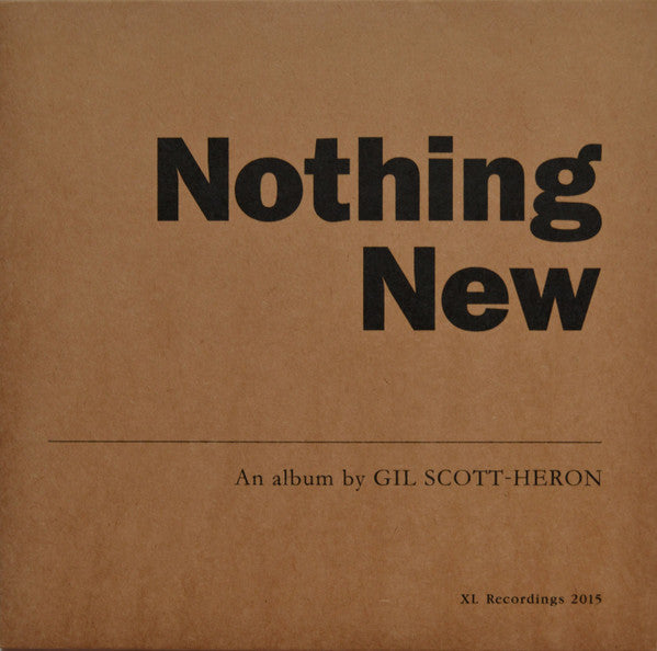 Gil Scott-Heron : Nothing New (LP, Album, RE + DVD)