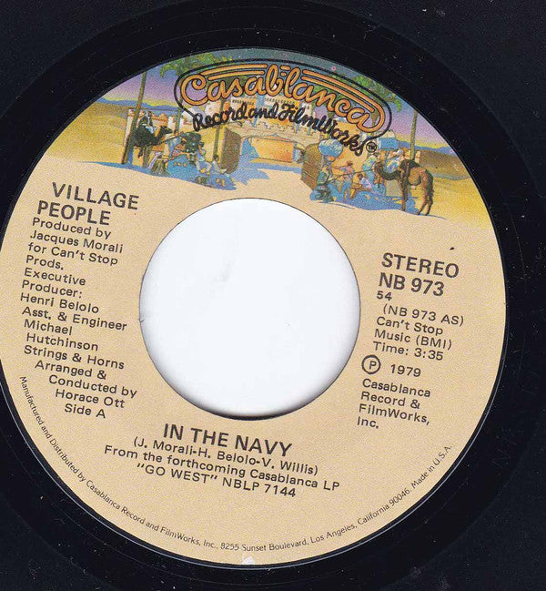 Village People : In The Navy (7", Single, 54 )