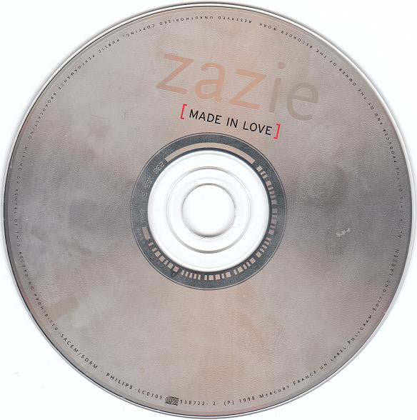 Zazie : Made In Love (CD, Album, RE, Jew)