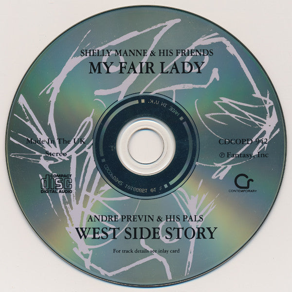 Shelly Manne & His Friends, André Previn & His Pals : My Fair Lady, West Side Story (2 LP's on 1 CD) (CD, Comp, RM)