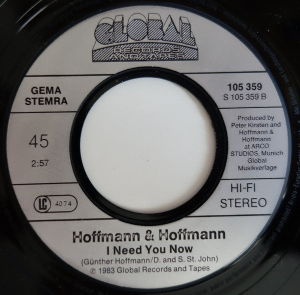 Hoffmann & Hoffmann : Love Gives (7", Single, HI-)