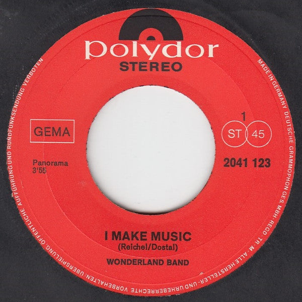 Wonderland (8) : I Make Music (7", Single)