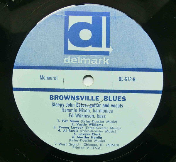 Sleepy John Estes : Brownsville Blues (LP, Album, Mono)
