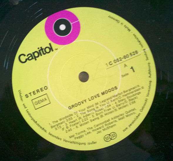 Various : Groovy Love Moods (LP, Album, Comp)
