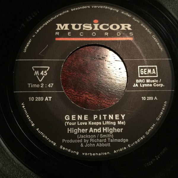 Gene Pitney : Higher And Higher (7")