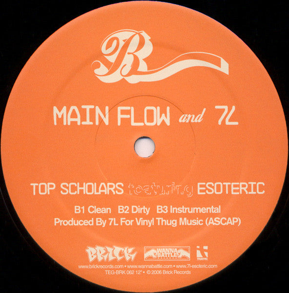 Main Flow & 7L : Where I'm From / Top Scholars (12", Single)