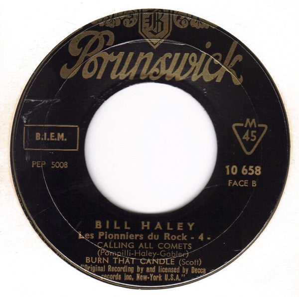 Bill Haley : Rip It Up (7", EP)