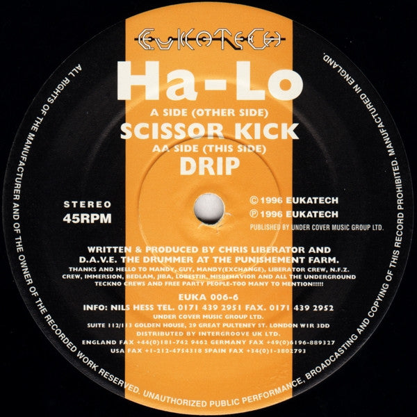 Ha-Lo : Scissor Kick (12")