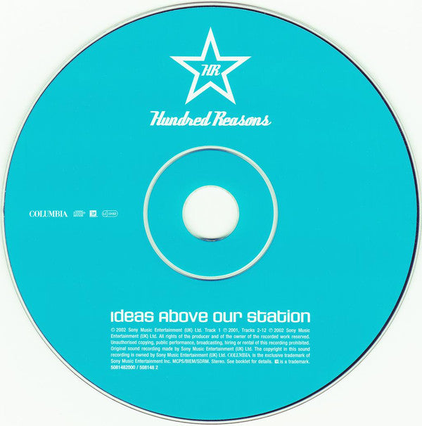 Hundred Reasons : Ideas Above Our Station (CD, Album, Enh)