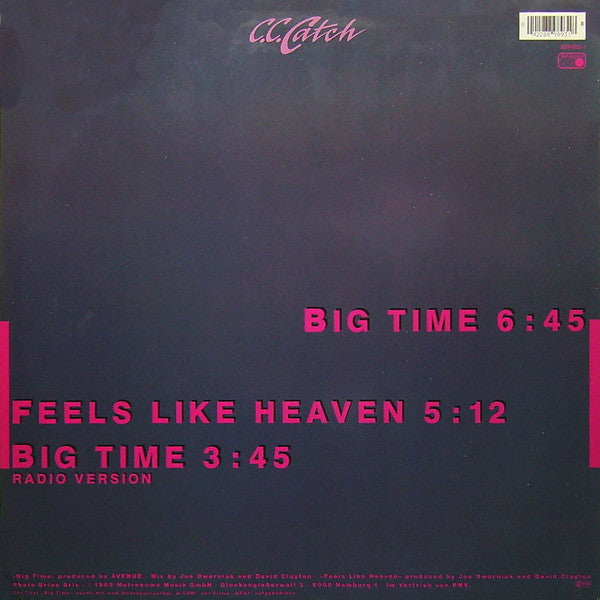 C.C. Catch : Big Time (12", Single)