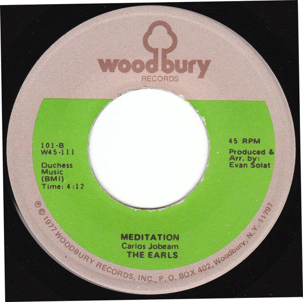 The Earls : Tonight (Could Be The Night) / Meditation (7", Single)