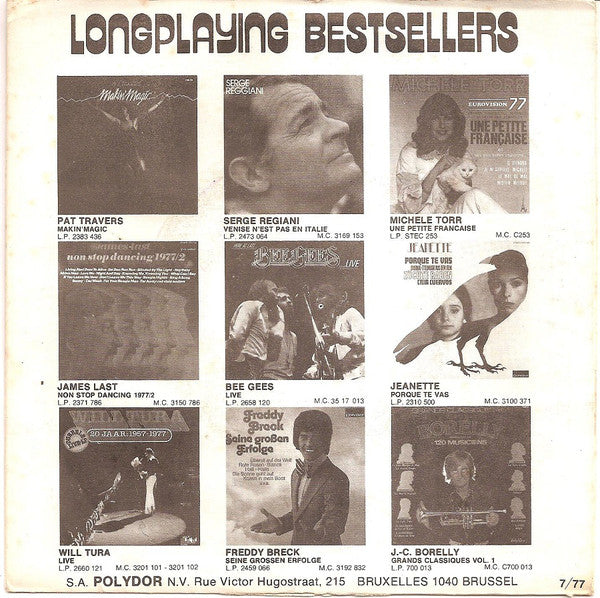 Marie Laforêt : Il A Neigé Sur Yesterday / J'ai Le Cœur Gros Du Temps Présent (7")