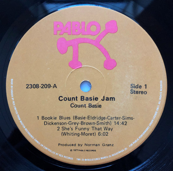 Count Basie : Count Basie Jam (Montreux '77) (LP, Album)