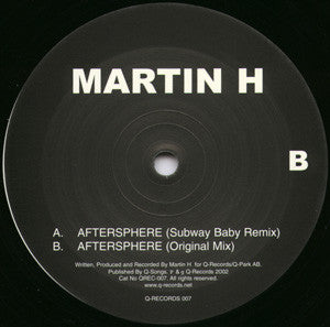 Martin H : Aftersphere (12")