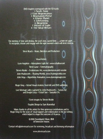 Steve Roach : Kairos (The Meeting Of Time And Destiny) (CD, Album + DVD, NTSC)