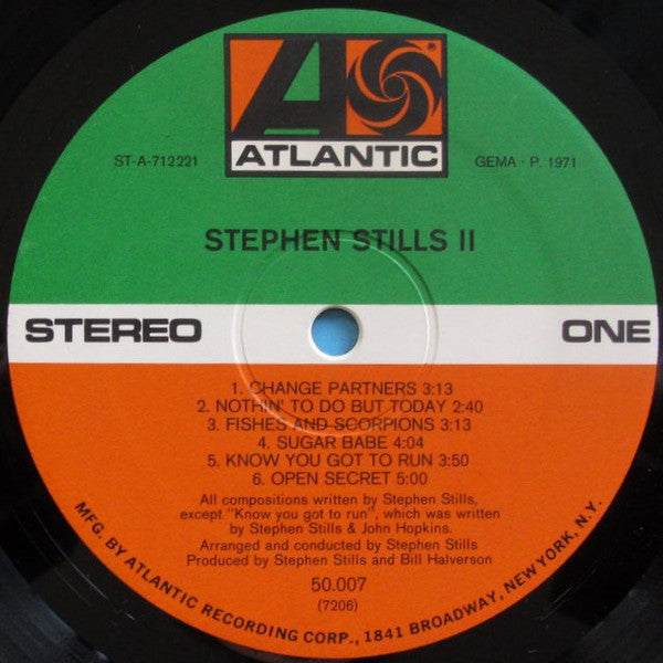 Stephen Stills : Stephen Stills 2 (LP, Album, Gat)