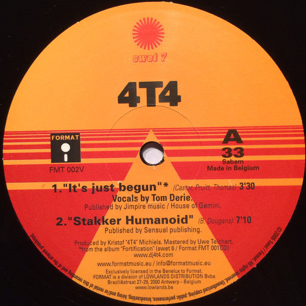 4T4* : Last Nite / It's Just Begun (12")