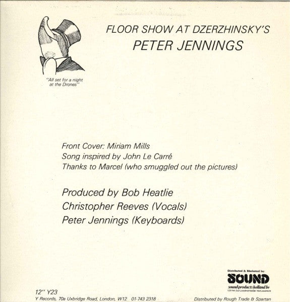 Christopher Reeves / Peter Jennings : Dining At Dzerzhinsky's / Floor Show At Dzerzhinsky's (12")