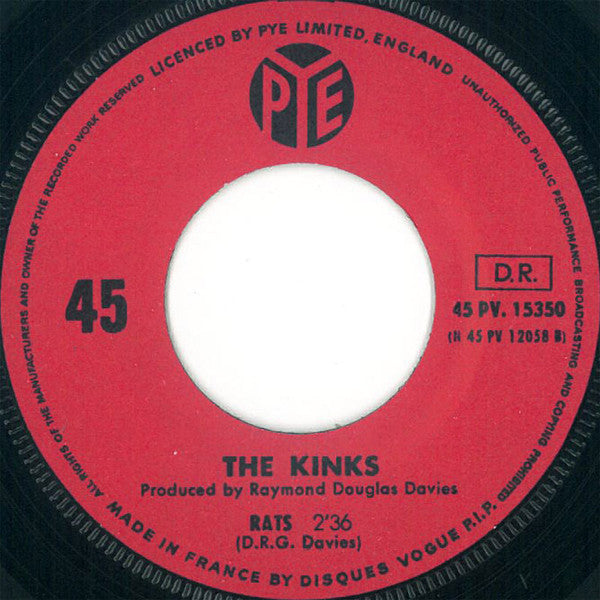 The Kinks : Apeman / Rats (7", Single)