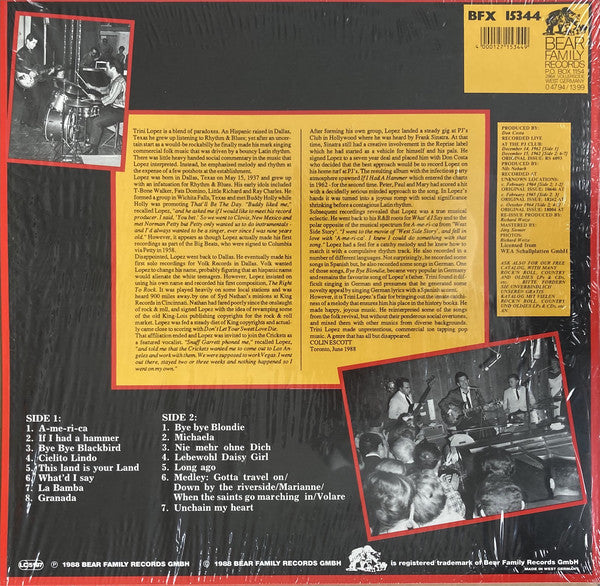 Trini Lopez : Live (LP)