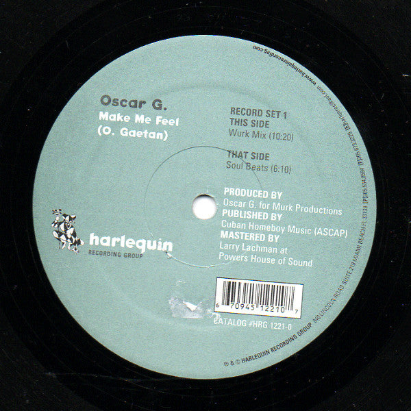 Oscar Gaetan : Make Me Feel (2x12")