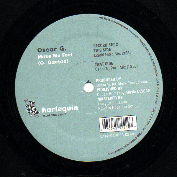 Oscar Gaetan : Make Me Feel (2x12")