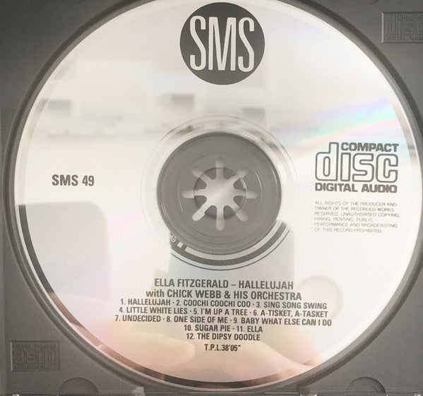 Ella Fitzgerald With Chick Webb And His Orchestra : Hallelujah (CD, Comp)