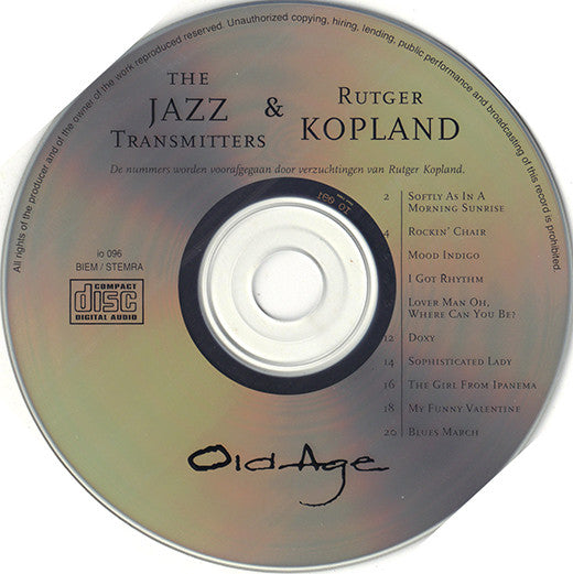 The Jazz Transmitters & Rutger Kopland : Old Age (CD, Album)