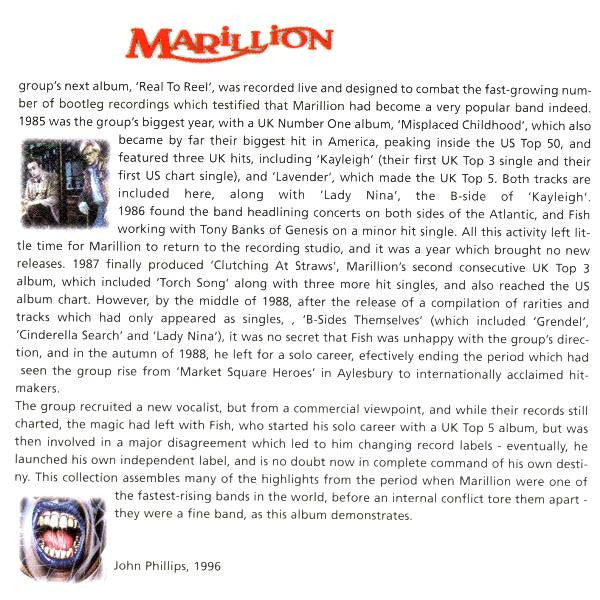 Marillion : Kayleigh (CD, Comp)