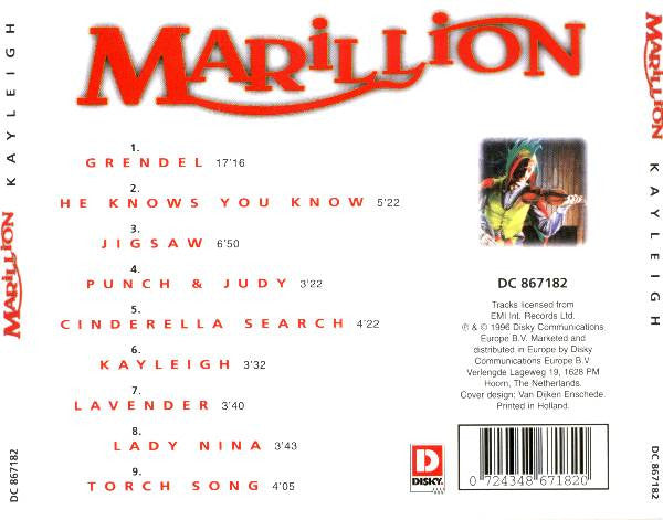 Marillion : Kayleigh (CD, Comp)