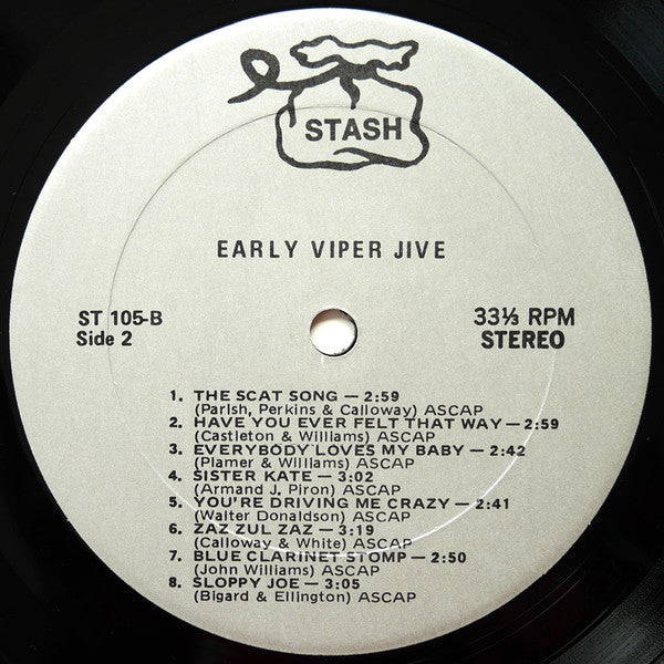 Various : Early Viper Jive: 1927-1933 (LP, Comp)