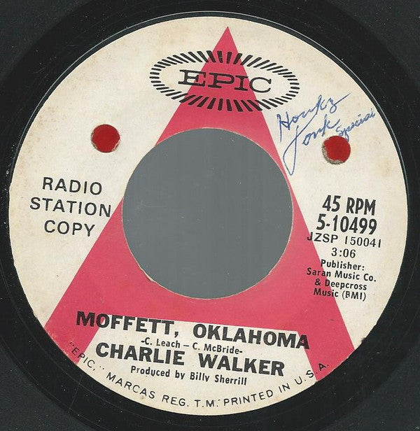 Charlie Walker (2) : You're From Texas (7", Promo)