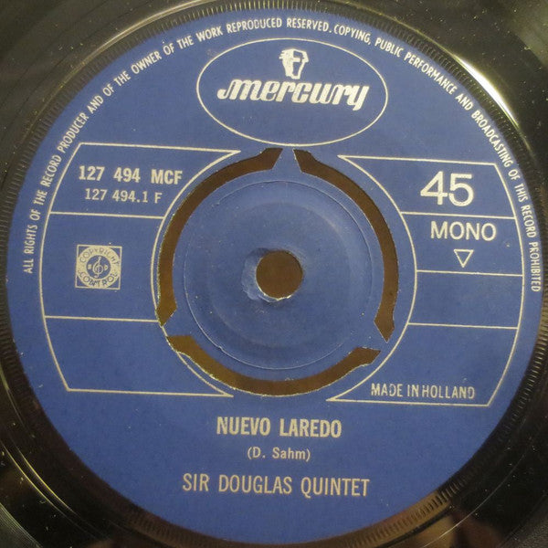 Sir Douglas Quintet : Nuevo Laredo (7", Single, Mono)