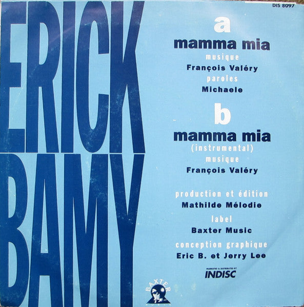 Erick Bamy : Mamma Mia (7")