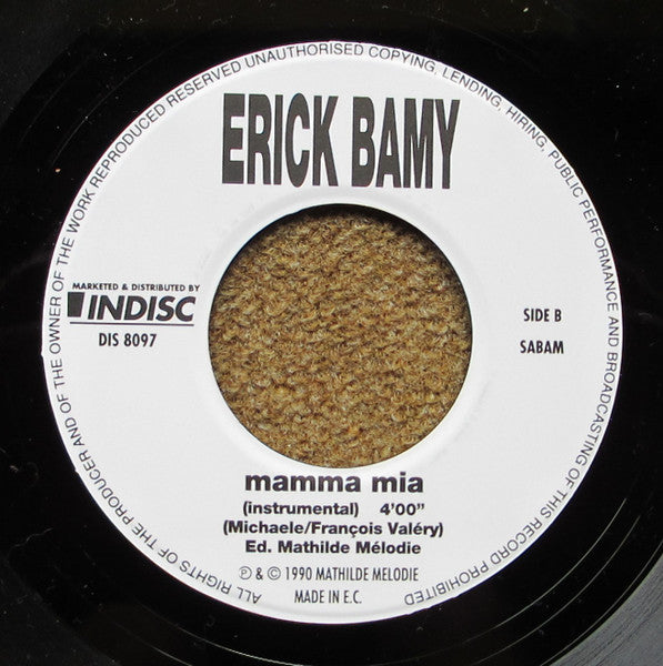Erick Bamy : Mamma Mia (7")