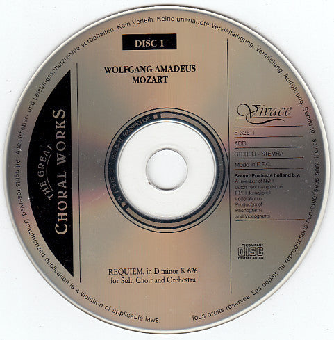 Various : The Great Choral Works (3xCD, Comp, RM)