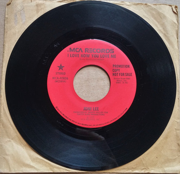 Joni Lee (2) : I Love How You Love Me (7", Single, Promo)