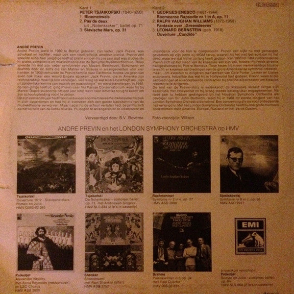André Previn / London Symphony Orchestra : Roemeense Rapsodie / Bloemenwals / Greensleeves / Candide (LP, Comp)