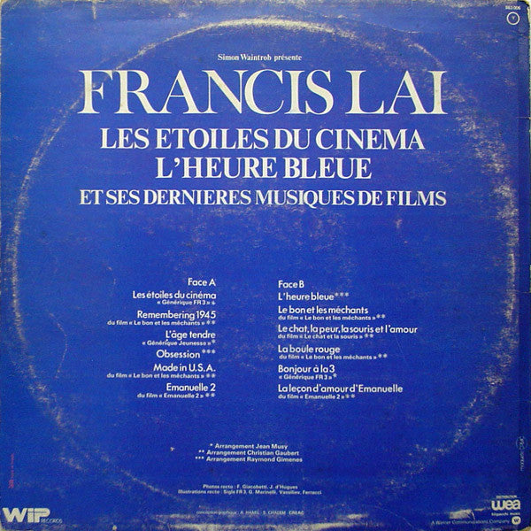 Francis Lai : Les Etoiles Du Cinema / L'heure Bleue (LP, Comp)