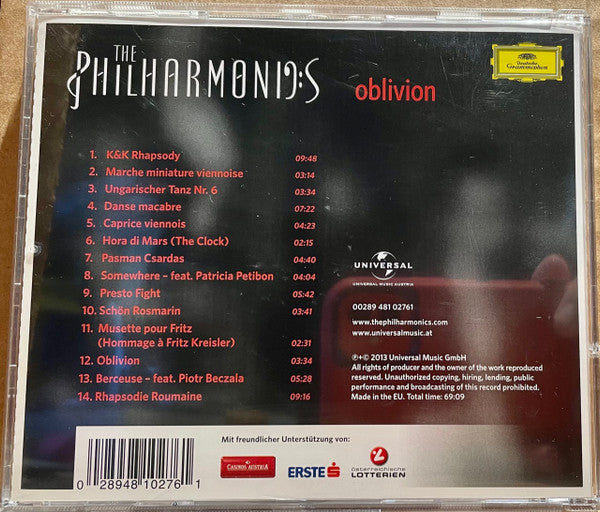 The Philharmonics : Oblivion (CD)