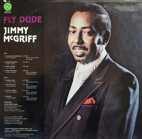 Jimmy McGriff : Fly Dude (LP, Album)