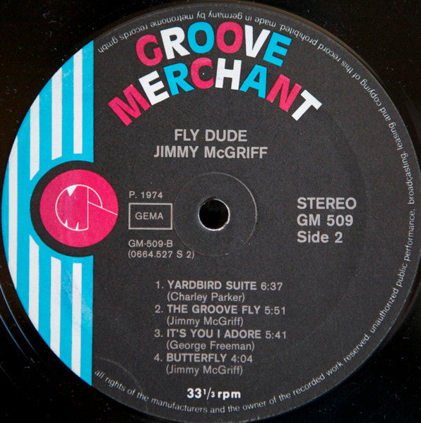Jimmy McGriff : Fly Dude (LP, Album)