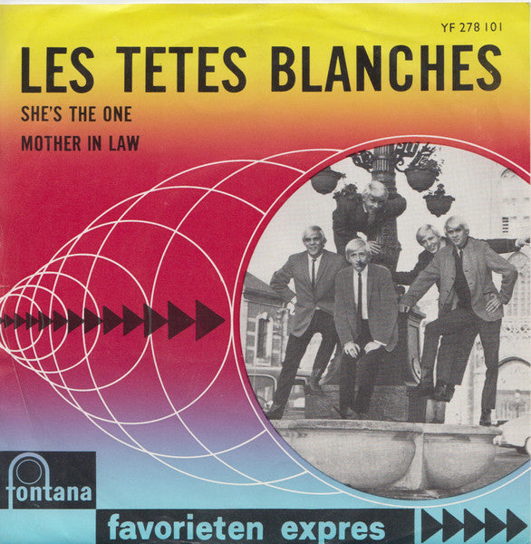 Les Têtes Blanches : She's The One / Mother In Law (7", Single, Mono)