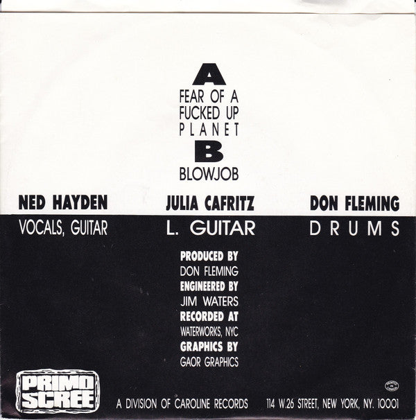 Action Swingers : Fear Of A Fucked Up Planet (7", Single, Red)