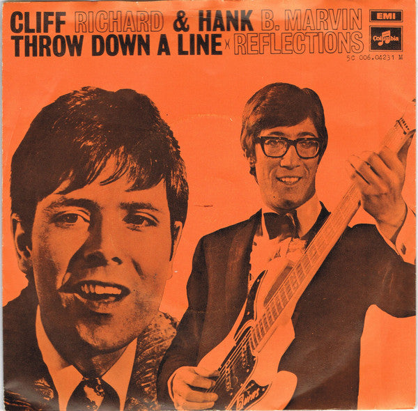 Cliff Richard & Hank Marvin : Throw Down A Line (7", Single)