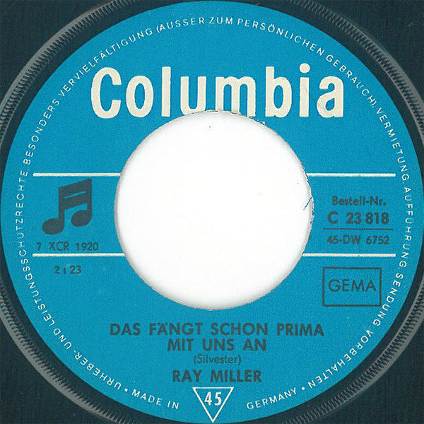 Ray Miller : Immer Trouble (7", Single)