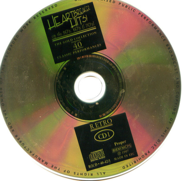 Various : Heartbreaker Hits Of The 50's, 60's, 70's! (CD, Comp, S/Edition)
