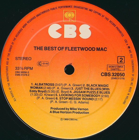 Fleetwood Mac : The Best Of Fleetwood Mac (LP, Comp, RE)